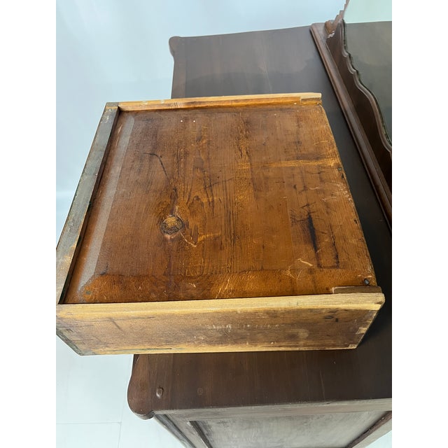 Antique American Empire Flame Mahogany Dresser For Sale - Image 11 of 17