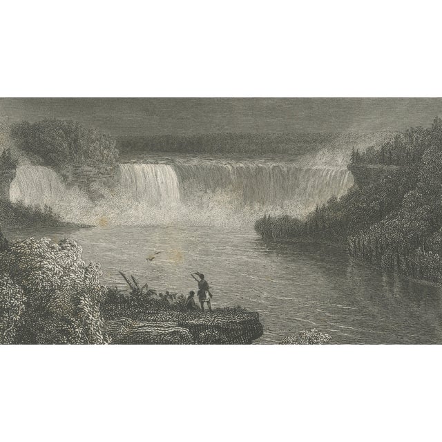 Black After Thomas Cole, Niagara Falls, 1831, Engraving For Sale - Image 8 of 9