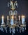 Vintage Brass Chandelier Ornate Eight Lights With Crystals For Sale In Chicago - Image 6 of 8
