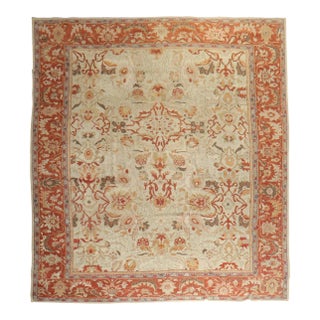 Antique Sultanabad Persian Carpet For Sale