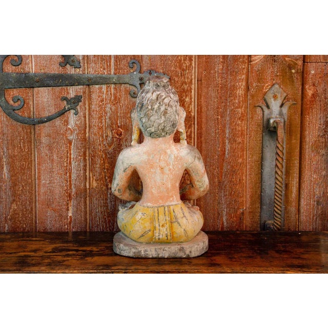 Hill Tribe Antique Padmasana Buddha For Sale In Los Angeles - Image 6 of 8