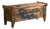 Antique Blue-Painted Pine Chest, Central Europe, 1870 For Sale