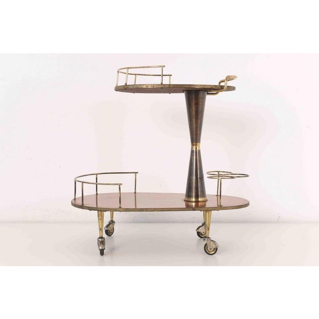 Bar cart designer: unknown italian designer year: around 1955 manufacturer: unknown country: italy measurements: h 70 cm,...
