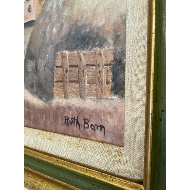 Wood American Southwest Landscape Impressionist Framed Original Painting For Sale - Image 7 of 12