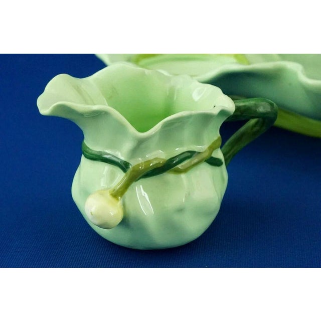 Art Nouveau Strawberry Service in Vitrified Majolica by George Jones, England, 1882, Set of 5 For Sale - Image 14 of 18