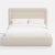 Transitional Stoffer Home x Cloth & Company Marisa Platform Bed in Francie Cream - California King For Sale - Image 3 of 7