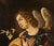 After Lucrina Fetti, The Announcing Angel Fetti, 17th Century, Oil Painting on Canvas, Framed For Sale - Image 4 of 15