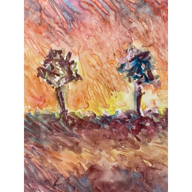 Coastal Adelaide McKenzie Charleston Beach Scene Watercolor For Sale - Image 3 of 7