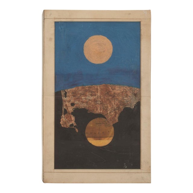 Domenick Capobiano Celestial Landscape Mixed Media For Sale