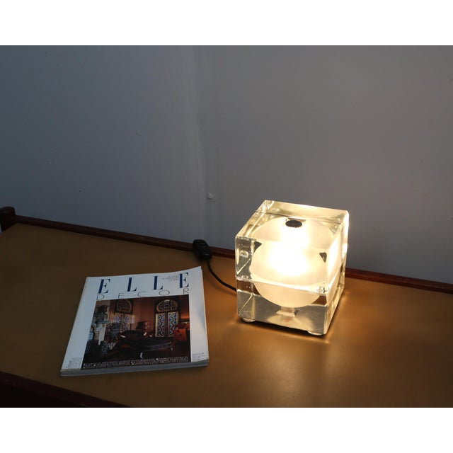 Cubosfera Table Lamp by Alessandro Mendini for Fidenza Vetraria, 1960s For Sale - Image 15 of 15