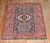 Chinoiserie Antique Zabihi Collection Navy Heriz Accent Rugs - A Pair - 4'10" x 6'1" For Sale - Image 3 of 12