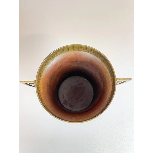 Art Deco Champagne Cooler in Copper and Brass, Sweden, 1930s For Sale - Image 9 of 14