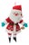 Plush Santa Ornament (Set of 12) For Sale