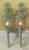 1960s Magnificent Pair of Vintage Solid Brass Eagle-Topped Wall Lanterns For Sale - Image 5 of 17