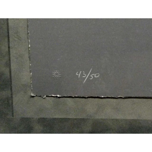 Impressionist Frank Howell "Summer Rose St Ii" Framed Hand Signed & Numbered For Sale - Image 3 of 4