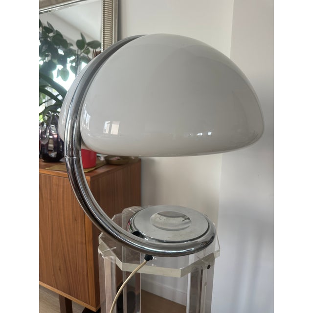 Serpente Lamp First Chrome Edition from Martinelli Luce, 1960s For Sale - Image 10 of 13