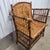 Chinoiserie Vintage Natural Tortoise Bamboo Lounge Armchair | Coastal Boho Chinoiserie Accent Chair For Sale - Image 3 of 8