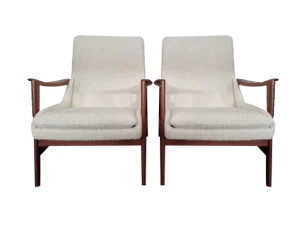 Set of Lounge Chairs by Rolf Rastad & Adolf Relling for Dokka Möbler, 1950s