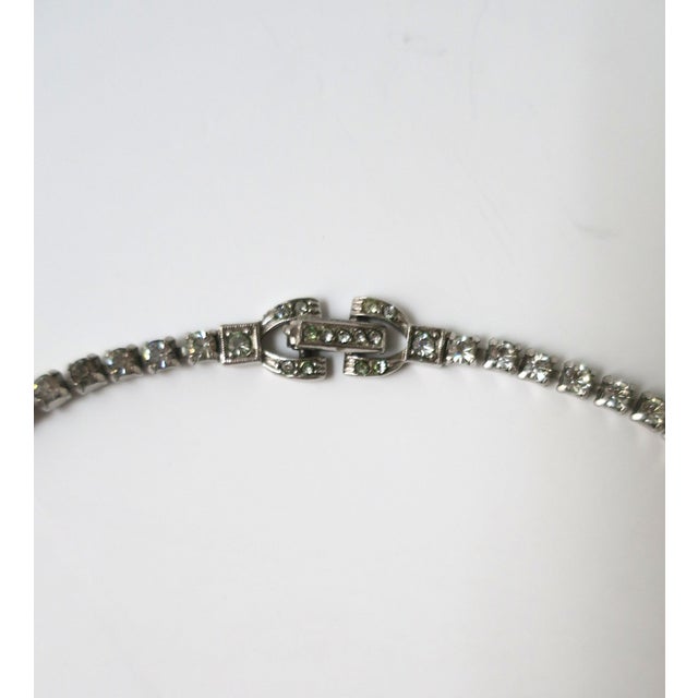 Metal Diamond-Esque Tassel Pendant Necklace, Circa Late-20th Century For Sale - Image 7 of 9