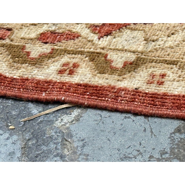 Late 20th Century 6ft 5in × 8ft 2in Persian Style Oushak Wool Area Rug For Sale - Image 5 of 12