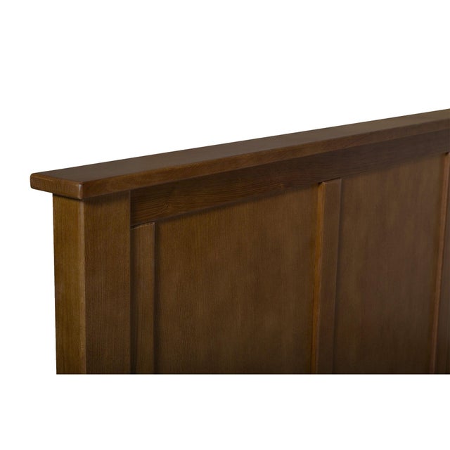 Wood Mission Oak Panel Bed - Walnut For Sale - Image 7 of 8