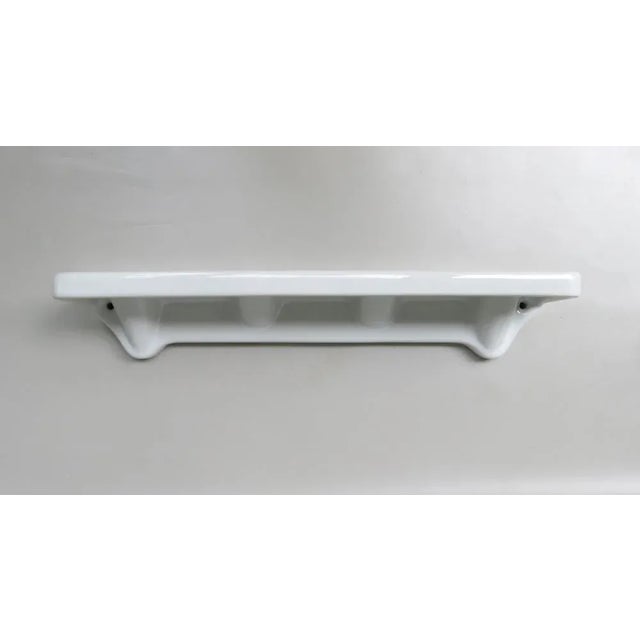 Bathroom Tray Wall Console in Porcelain White, 1950s For Sale - Image 6 of 18