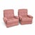 Contemporary Mid-Century Dusty Pink Modular Sofa Armchairs by Heals, Set of 2 For Sale - Image 3 of 3