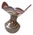 Vintage Peacock Eye Vase in Glass, 1970s For Sale