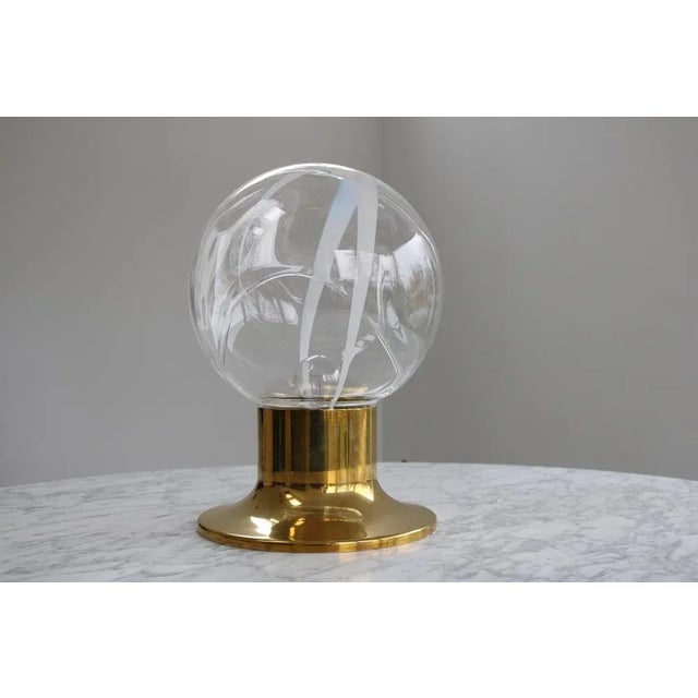 Gold Model Membrane Table Lamp in Murano Glass by Gino Vistosi, Italy, 1960s For Sale - Image 8 of 8
