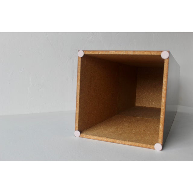 1970s Modern Black Mica Pedestal Column Plant Stand Vintage For Sale - Image 10 of 11