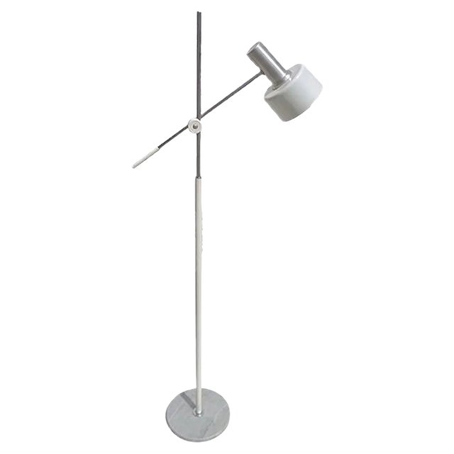 White Floor Lamp from Stilux, 1960s For Sale