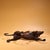 This is a superb vintage Chinese bronze sculpture of a Hound or Hunting Dog. The animal is cast in a naturalistic walking...