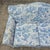 Baker Furniture Company Antique Blue & White Toile De Jouy Camel Back Loveseat Rolled Arms Pleated Skirt For Sale - Image 4 of 16