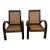 1940s Pair of French Art Deco Armchairs For Sale