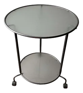 Two-Tiered Serving Trolley with Glass from Ikea