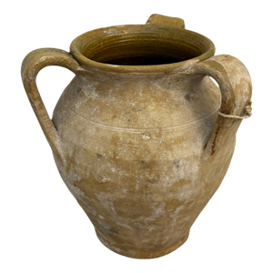 3 Handle Plain Beige Drip Calabrese Pots