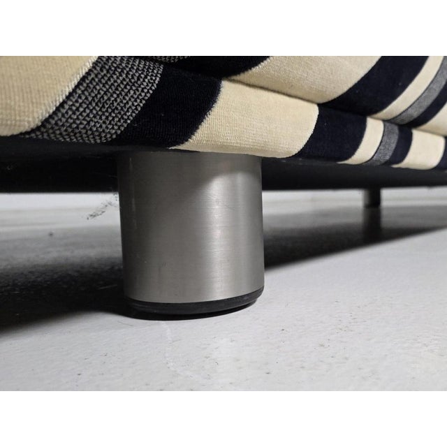 Black Diplomat Sofa in Serano Upholstery by John Home for Howard Keith Furniture, United Kingdom, 1970s For Sale - Image 8 of 9