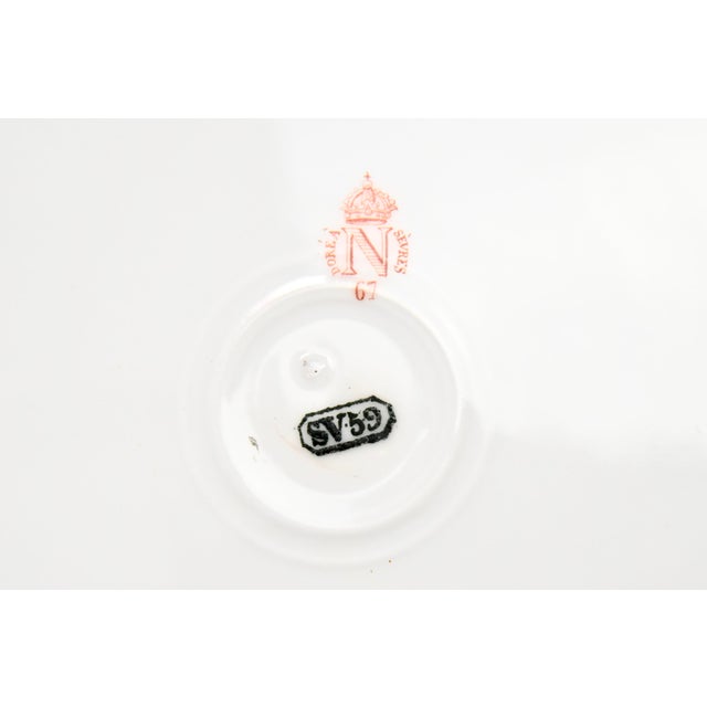 French Sevres Imperial 19th Century Napoleon III Gilded Dinner Plates - Set of 11 For Sale - Image 3 of 4