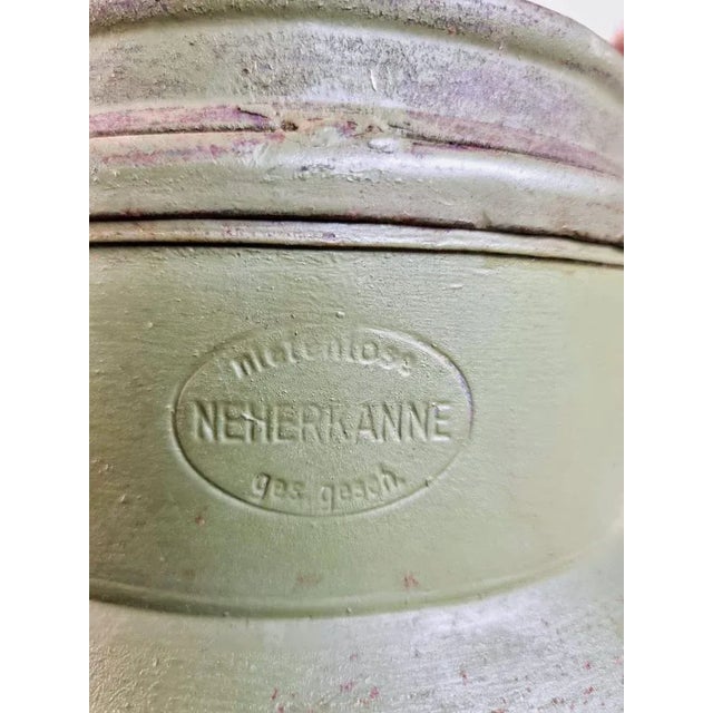 Vintage Milk Churn with Lid in Steel For Sale - Image 10 of 11