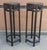 A magnificent Pair Of Asian Chinese Ebonized Wood Pedestals Plant Stands, Display Stands in great vintage condition....