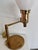 1950s Walter Von Nessen Brushed Brass Swing Arm Bedside/Table Lamp For Sale - Image 11 of 12