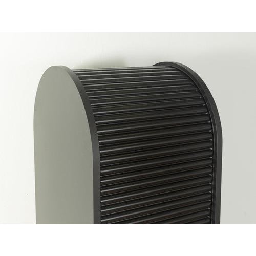 Black Adammer Roller Shutter Cabinet by Aldo Van Den Nieuwelaar For Sale - Image 8 of 9