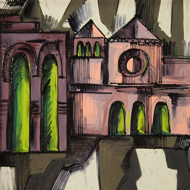 Metal Italian Artist, Modern Composition, 1970, Mixed Media For Sale - Image 7 of 16