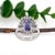 Metal Statement 13x10mm, 9cts Tanzanite Ring W Natural Diamond Halo in Solid 14k Gold, Size 6.75 For Sale - Image 7 of 8