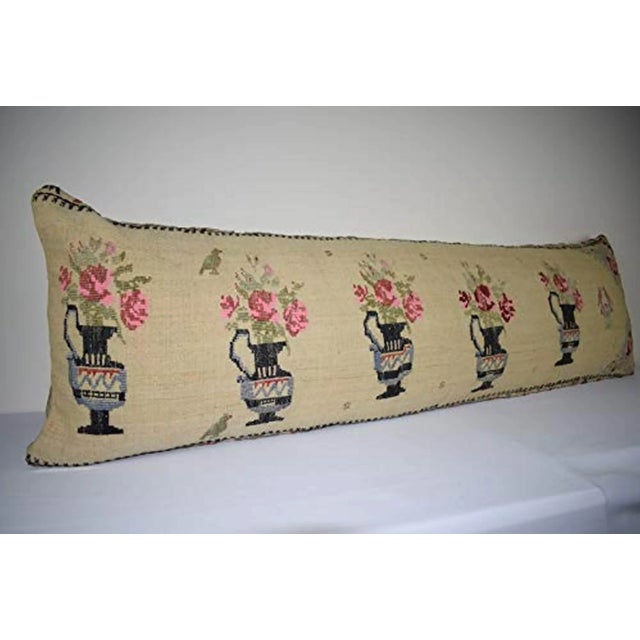 This handwoven kilim pillow is made from Anatolia and Middleast Kilim fragments. Each of our kilim pillow cover is cut...