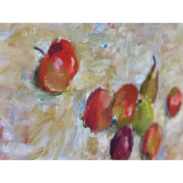 Bente Bjerregaard, Fruit, 1989, Oil on Canvas, Framed For Sale - Image 7 of 18