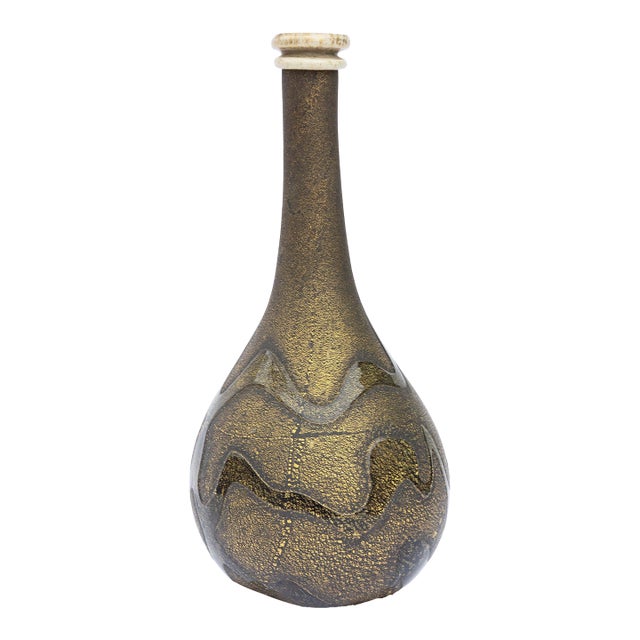 Murano Glass Lamp Base Attributed to Barovier For Sale