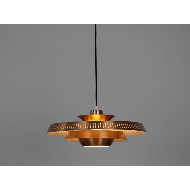 Fog & Mørup Vintage Nova Pendant Lamp in Aluminum from Fog and Mørup, 1963 For Sale - Image 4 of 13