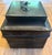 Luxury 19th C. Dispatch / Deed Box With Hinged Lid and Latch; Oil-Heated Steel and Iron For Sale - Image 4 of 12