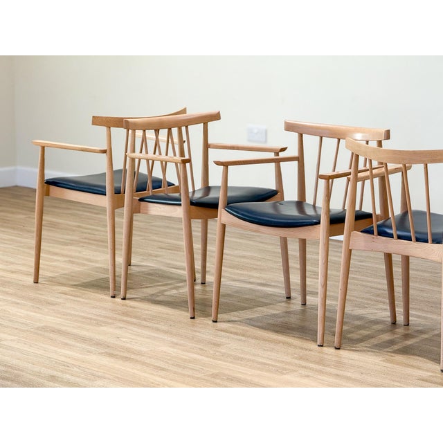 Smile Side Chair by Lievore Altherr Molina for Andreu World, 2000s, Set of 6 For Sale - Image 4 of 11